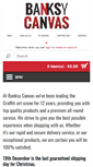 Mobile Screenshot of banksycanvas.co.uk